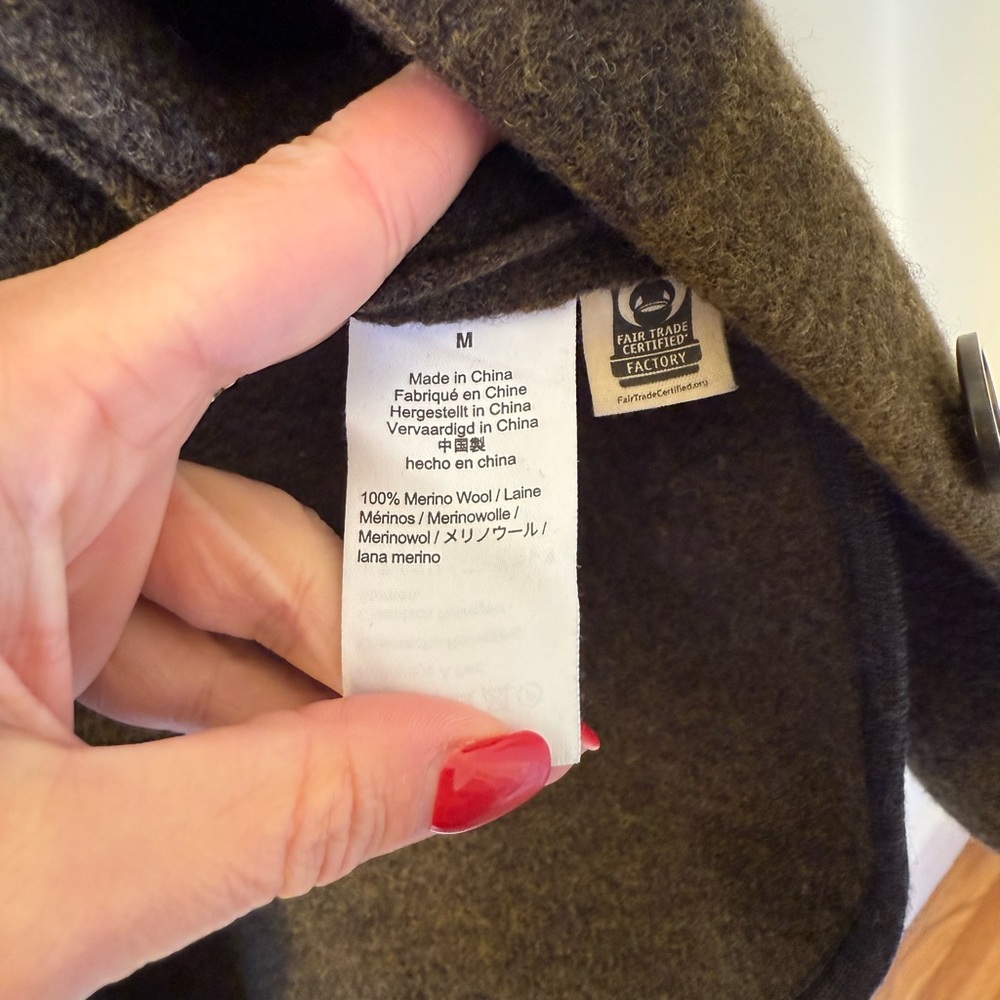 Madewell Buffalo Check Merino Sweater Jacket - Picture 7 of 10